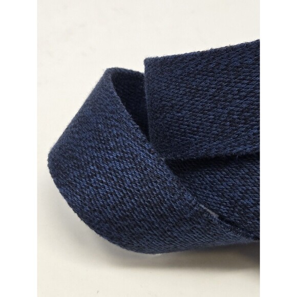 NIKE NAVY BLUE WEBBING WOVEN FABRIC UTILITY BELT MATTE BLACK BUCKLE MEN OS GOLF - Picture 6 of 12